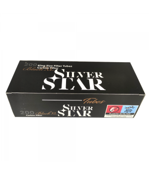 Гильзы "Silver Star Carbon XL Long Filter 200"