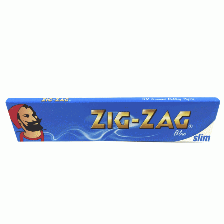 Бумага для самокруток "Zig Zag Blue 108х37 Slim"