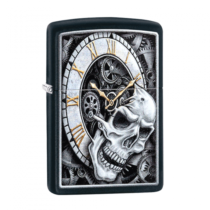 Зажигалка "Zippo 29854 Skull Clock"