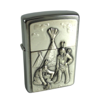 Zippo Indian With Tent
